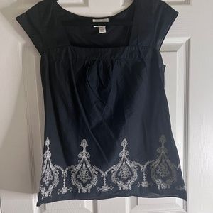 Loft Goth Paisley Print Tank Top